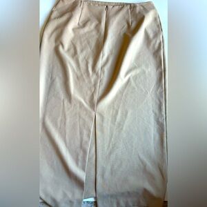 Jessica Vintage Cream Maxi Skirt Size 2XL